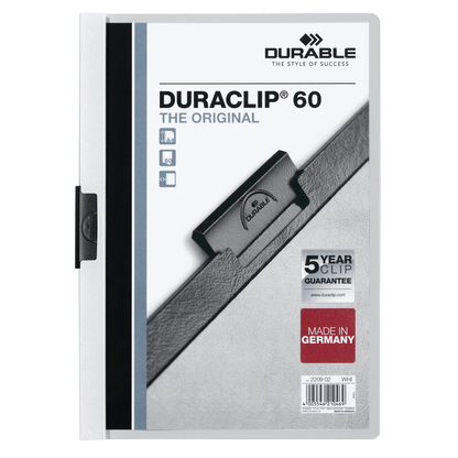 Artikelbild für DURABLE Klemmhefter weiß, 5 St., Artikelnummer 567685