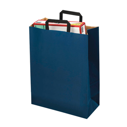 Artikelbild für VP Papier-Tragetaschen Topcraft blau 22,0 x 36,0 cm, 50 St., Artikelnummer 825737