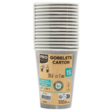 Artikelbild 1 für PROnappe Einweg-Kaffeebecher grau 200,0 ml, 15 St., Artikelnummer 346316