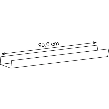 Artikelbild 2 für Kerkmann Lago Kabelkanal 90,0 cm silber, Artikelnummer 278184