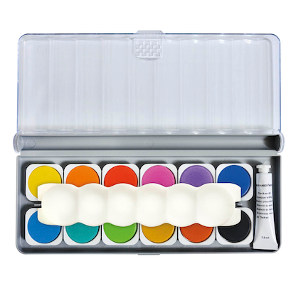 Artikelbild 2 für EBERHARD FABER Winner Wasserfarbkasten 12 Farben, Artikelnummer 168902