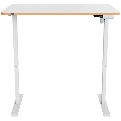 Artikelbild 5 für LEITZ Ergo höhenverstellbarer Schreibtisch weiß rechteckig abgerundet, T-Fuß-Gestell weiß 120,0 x 70,0 cm, Artikelnummer 805216