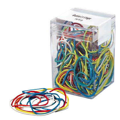 Artikelbild für office discount Gummiringe farbsortiert 100,0 g, Artikelnummer 617845