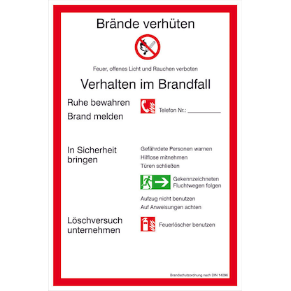 Artikelbild für SafetyMarking® Brandschutzschild 