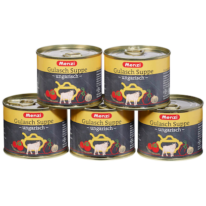 Artikelbild für Menzi ungarische Gulasch Suppe Eintopf 5x 200,0 ml, 5 St., Artikelnummer 179024