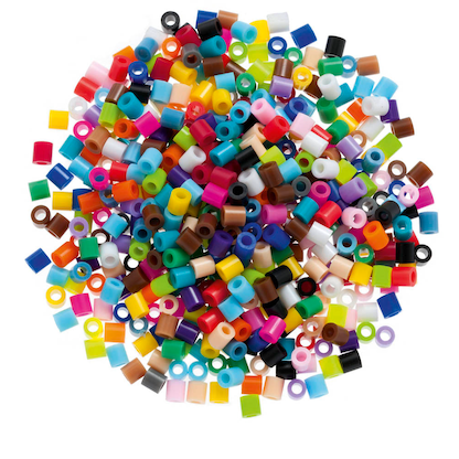 Artikelbild 2 für folia Bügelperlen mehrfarbig 30.000 St., Artikelnummer 183531