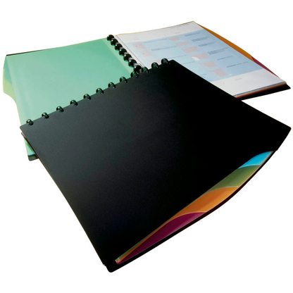 Artikelbild 3 für DURABLE Ringmappe DURALOOK® STYLE schwarz, 1 St., Artikelnummer 465391