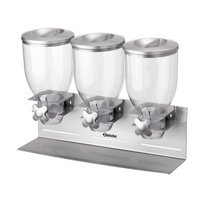 Artikelbild 3 für Bartscher Müslispender silber 3 x 3,5 l, 1 St., Artikelnummer 426449