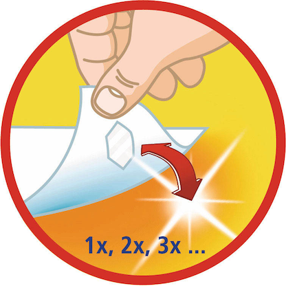 Artikelbild 2 für tesa TACK doppelseitige Klebepads für max. 20 g, 1,0 x 1,0 cm, 200 St., Artikelnummer 331013