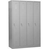 Artikelbild 1 für Gürkan Spind lichtgrau 105031, 4 Schließfächer 117,0 x 50,0 x 180,0 cm, Artikelnummer 559803