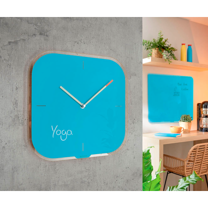 Artikelbild 3 für LEITZ Wanduhr Cosy blau Sicherheitsglas 30,0 x 30,0 cm, Artikelnummer 424384