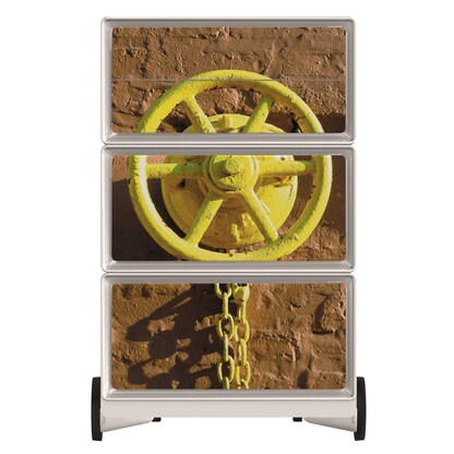 Artikelbild 3 für PAPERFLOW easyBox Industrial Rollcontainer weiß, bunt 61185 4 Auszüge 39,0 x 43,6 x 64,2 cm, Artikelnummer 214949