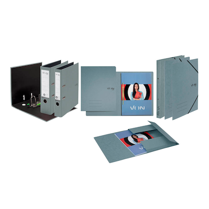 Artikelbild 8 für VON LEITZ Eckspanner DIN A4 grau, 1 St., Artikelnummer 635379