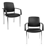 Artikelbild 1 für Topstar Besucherstühle BtoB 10 BB190A D10 schwarz Kunstleder, 2 St., Artikelnummer 356283