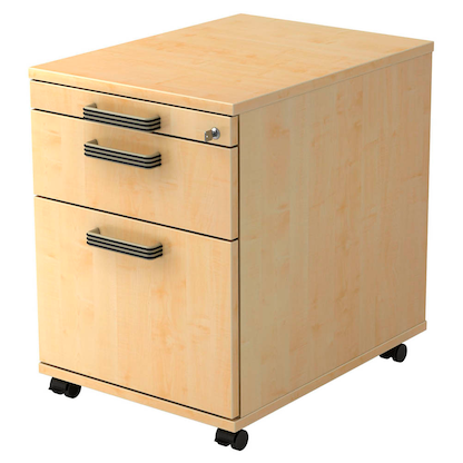 Artikelbild für HAMMERBACHER Haziender Rollcontainer ahorn 3 Auszüge 42,8 x 58,0 x 59,0 cm, Artikelnummer 632174