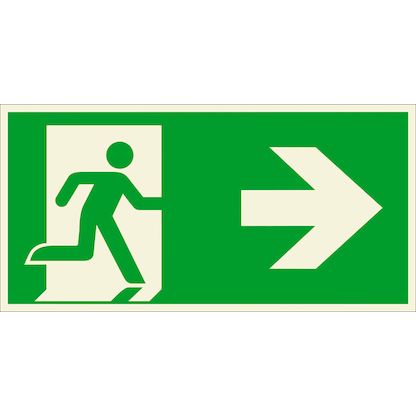 Artikelbild für SafetyMarking® Rettungszeichen-Aufkleber 