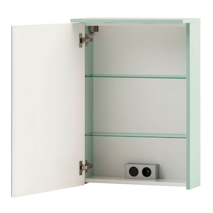 Artikelbild 4 für MÖBELPARTNER Spiegelschrank Sarah 146574 mint 50,4 x 23,7 x 72,3 cm, Artikelnummer 673414