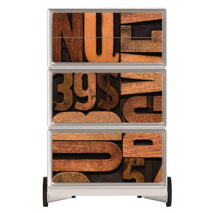 Artikelbild 3 für PAPERFLOW easyBox Industrial Rollcontainer weiß, bunt 61201 4 Auszüge 39,0 x 43,6 x 64,2 cm, Artikelnummer 214959