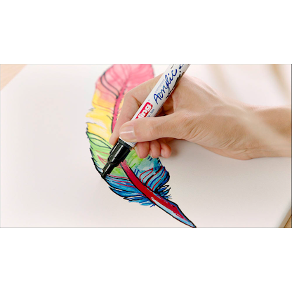 Artikelbild 9 für edding 5100 Acrylstift weiß 2,0 - 3,0 mm, 1 St., Artikelnummer 534671