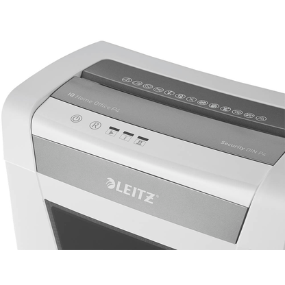 Artikelbild 12 für LEITZ IQ Home Office Aktenvernichter mit Partikelschnitt P-4, 4 x 28 mm, bis 10 Blatt, weiß, Artikelnummer 638039