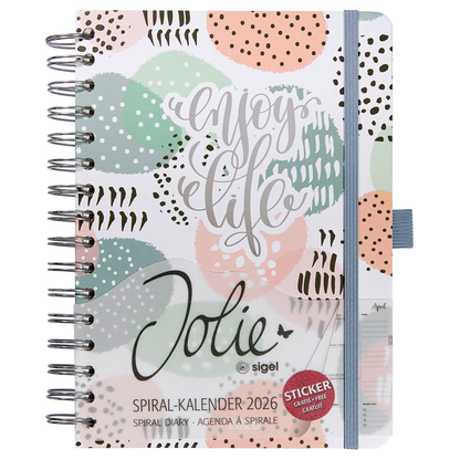 Artikelbild 2 für SIGEL Buchkalender Jolie 2026 Rose Inspiration, 1 St., Artikelnummer 568677