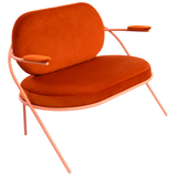 Artikelbild 1 für meet powered by PAPERFLOW 2-Sitzer Sofa SATURNE rost rosa Stoff 118,0 x 73,0 x 88,0 cm, 1 St., Artikelnummer 231219