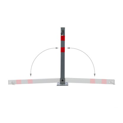 Artikelbild 3 für relaxdays Absperrpfosten grau/rot, 1 St., Artikelnummer 473953