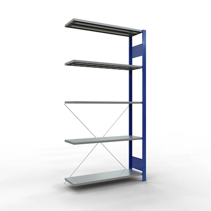 Artikelbild 5 für SCHULTE Anbau-Schwerlastregal 12655-130-B silber 130,0 x 50,0 x 200,0 cm, Artikelnummer 744169