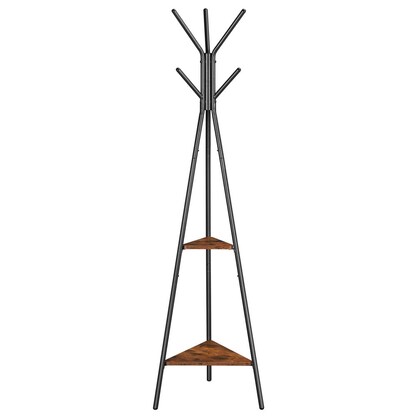 Artikelbild 2 für VASAGLE Kleiderständer RCR16BX braun Metall 6 Haken 49,5 x 179,0 cm, Artikelnummer 262799