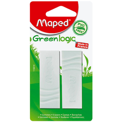 Artikelbild 2 für maped Radiergummis Greenlogic weiß, 2 St., Artikelnummer 330761
