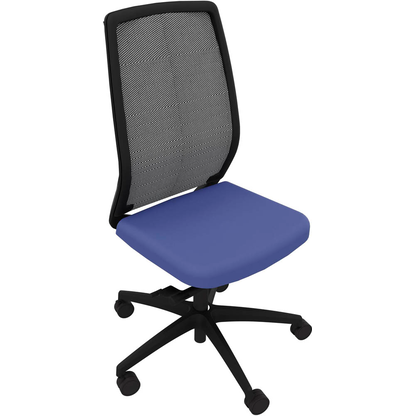 Artikelbild für Quadrifoglio Bürostuhl Orion Stoff blau, Gestell schwarz, Artikelnummer 321162