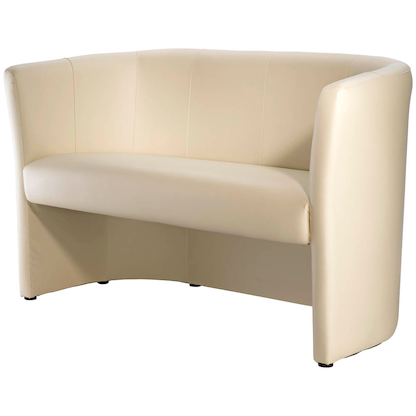 Artikelbild 2 für Nowy Styl 2-Sitzer Sofa Club Duo beige Kunstleder 129,0 x 63,0 x 77,0 cm, 1 St., Artikelnummer 314781