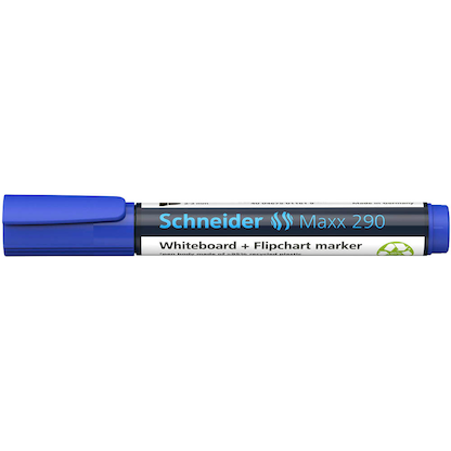 Artikelbild 4 für Schneider Maxx 290 Whiteboard- und Flipchart-Marker farbsortiert 2,0 - 3,0 mm, 4 St., Artikelnummer 898960