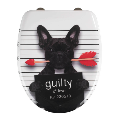 Artikelbild für WENKO WC-Sitz mit Absenkautomatik Guilty Dog weiß, 1 St., Artikelnummer 666187