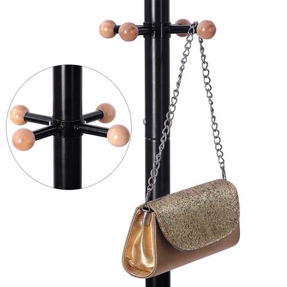 Artikelbild 7 für SONGMICS Kleiderständer RCR17B schwarz Metall 8 Haken 49,0 x 176,0 cm, Artikelnummer 439826