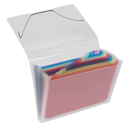 Artikelbild für VELOFLEX Fächermappe Crystal 12 Fächer transparent, 1 St., Artikelnummer 333443