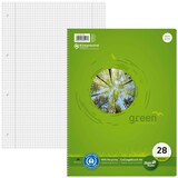 Artikelbild 1 für Ursus Collegeblock green Lineatur 28 kariert DIN A4 Innen- und Außenrand, 1 Block, Artikelnummer 821207