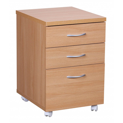 Artikelbild für WOHNLING Rollcontainer buche 3 Auszüge 40,0 x 45,0 x 60,0 cm, Artikelnummer 975565