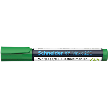 Artikelbild 5 für Schneider Maxx 290 Whiteboard- und Flipchart-Marker farbsortiert 2,0 - 3,0 mm, 4 St., Artikelnummer 898960
