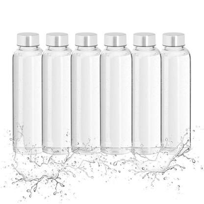 Artikelbild für relaxdays Trinkflaschen transparent 500,0 ml, 6 St., Artikelnummer 401081