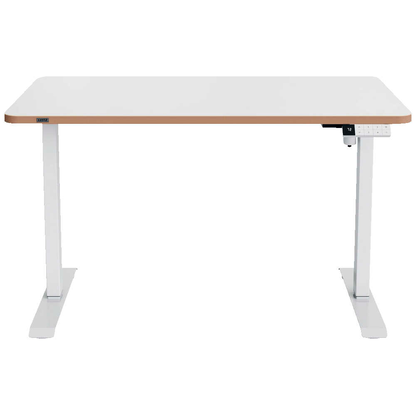 Artikelbild 4 für LEITZ Ergo höhenverstellbarer Schreibtisch weiß rechteckig abgerundet, T-Fuß-Gestell weiß 120,0 x 70,0 cm, Artikelnummer 805216