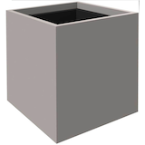 Artikelbild 1 für fm Pflanzkübel Plant Holz lichtgrau rechteckig 38,0 x 40,0 cm, 1 St., Artikelnummer 269122