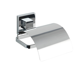 Artikelbild 1 für WENKO Toilettenpapierhalter Cover Quadro silber, 1 St., Artikelnummer 812782