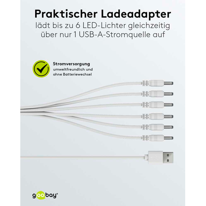 Artikelbild 7 für goobay LED-Teelichter weiß, 6 St., Artikelnummer 725436