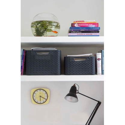 Artikelbild 4 für curver STYLE Aufbewahrungsboxen-Set anthrazit, 1 Set, Artikelnummer 744827