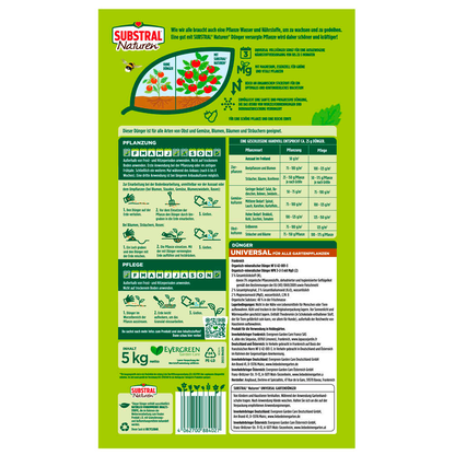 Artikelbild 2 für SUBSTRAL® Naturen® Gartenpflanzen Universaldünger 5,0 kg, Artikelnummer 782403