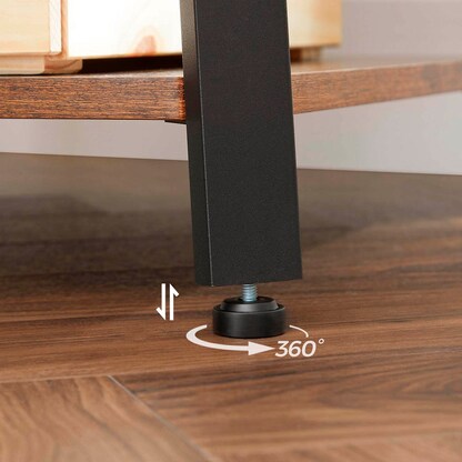 Artikelbild 9 für VASAGLE Kleiderständer LCR80X braun Metall 8 Haken 43,0 x 180,0 cm, Artikelnummer 262578