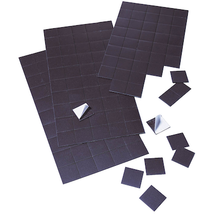 Artikelbild für FRANKEN Magnetplättchen, selbstklebend schwarz, Metall, 50 St., Artikelnummer 193761