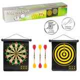 Artikelbild 1 für Idena Magnet-Dartscheibe mit Darts schwarz, Artikelnummer 745251