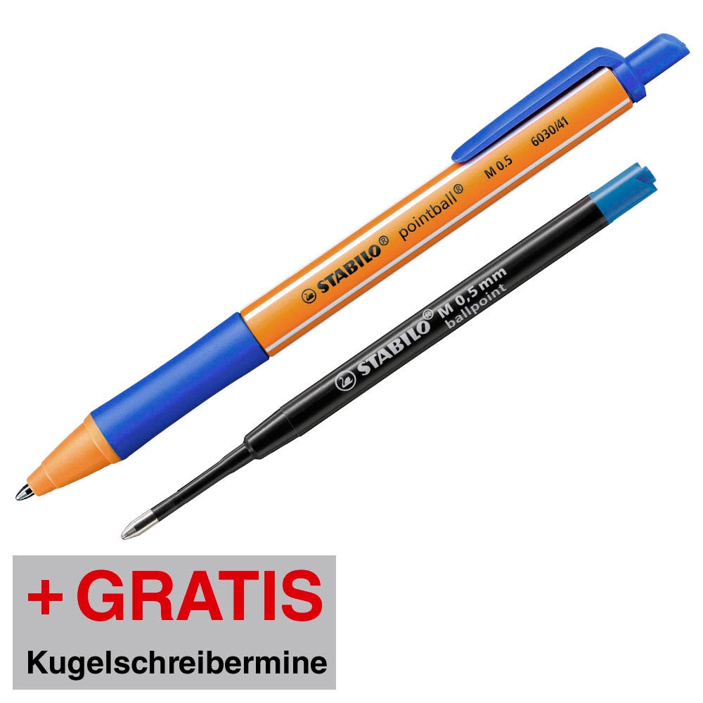 STABILO worker colorful Tintenroller 0,5 mm, Schreibfarbe: farbsortiert